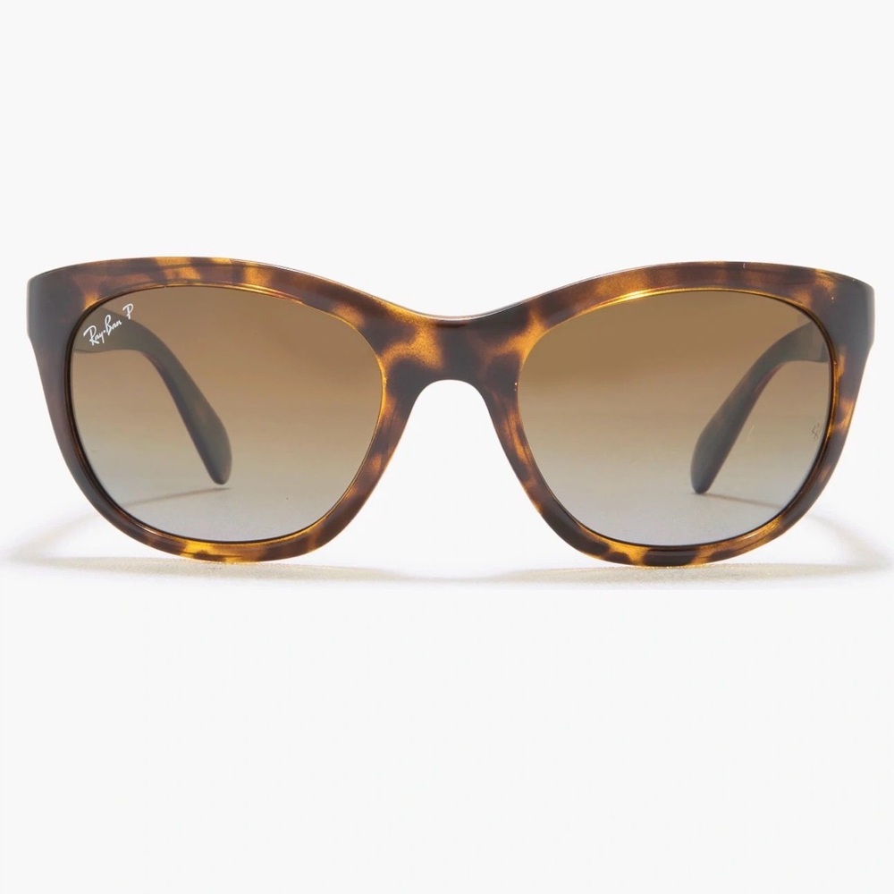 Ray-Ban Black and Brown Sunglasses with Case